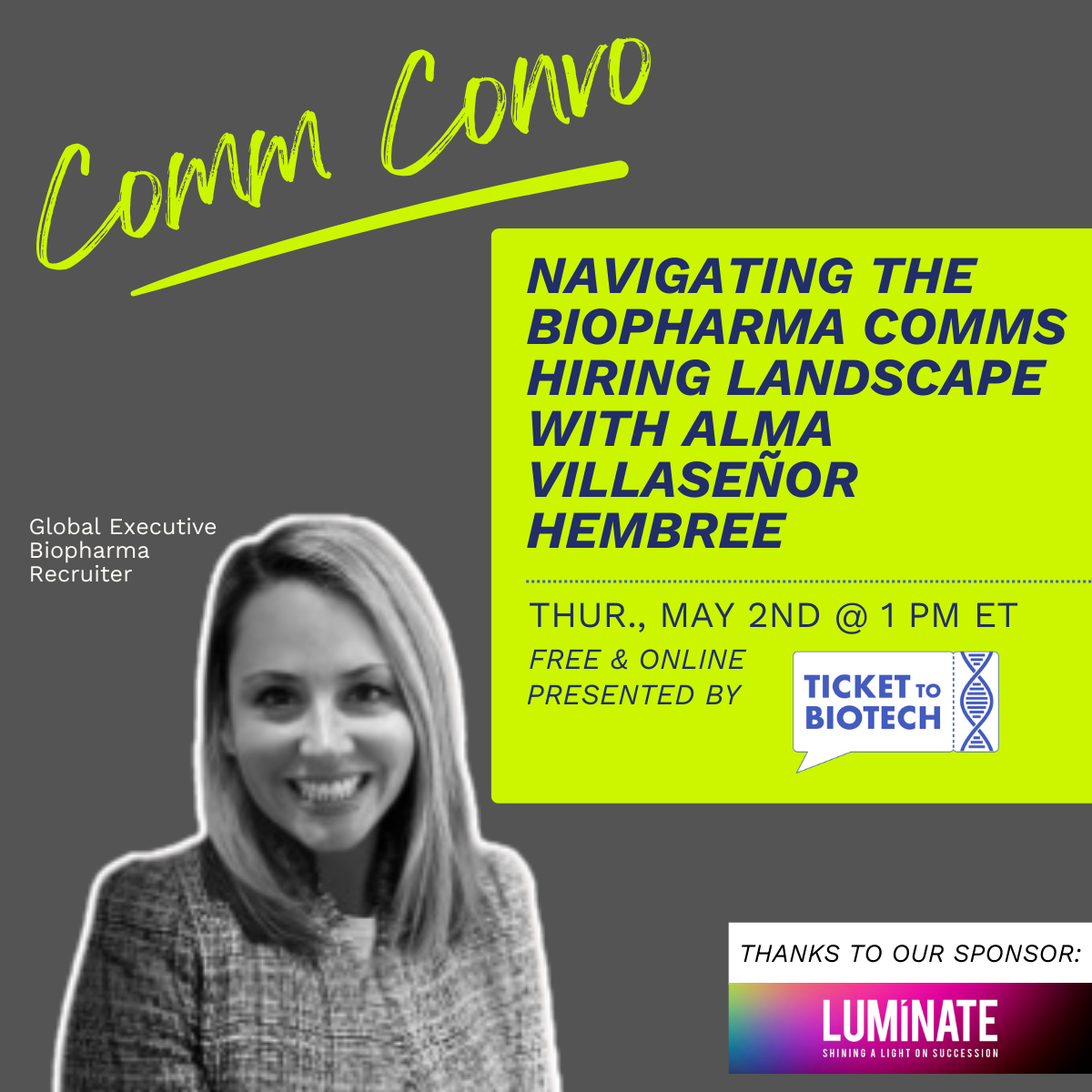 Navigating the Biopharma Comms Hiring Landscape with Alma Villasenor Hembree